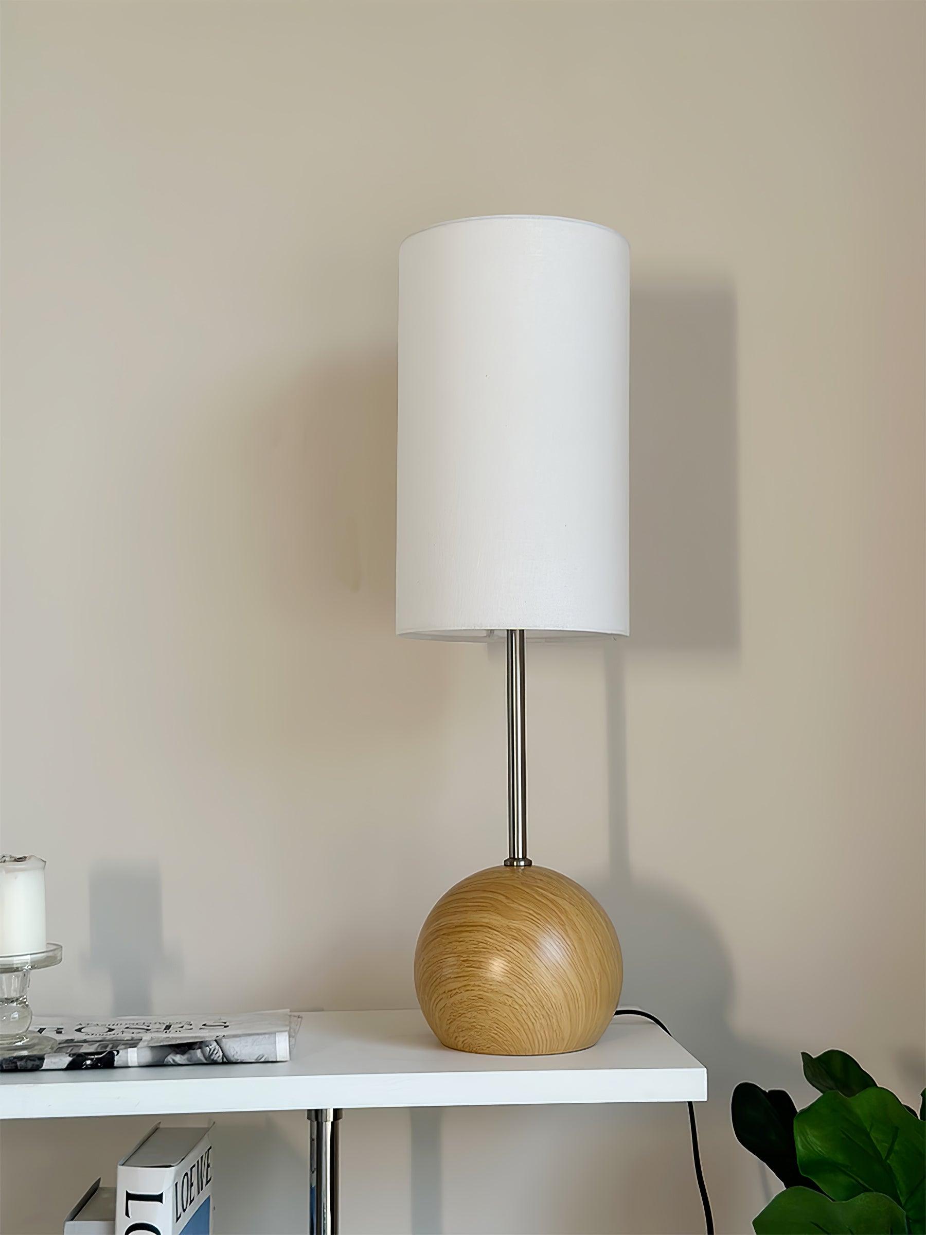 Ballon Wooden Sphere Table Lamp - Letslighting