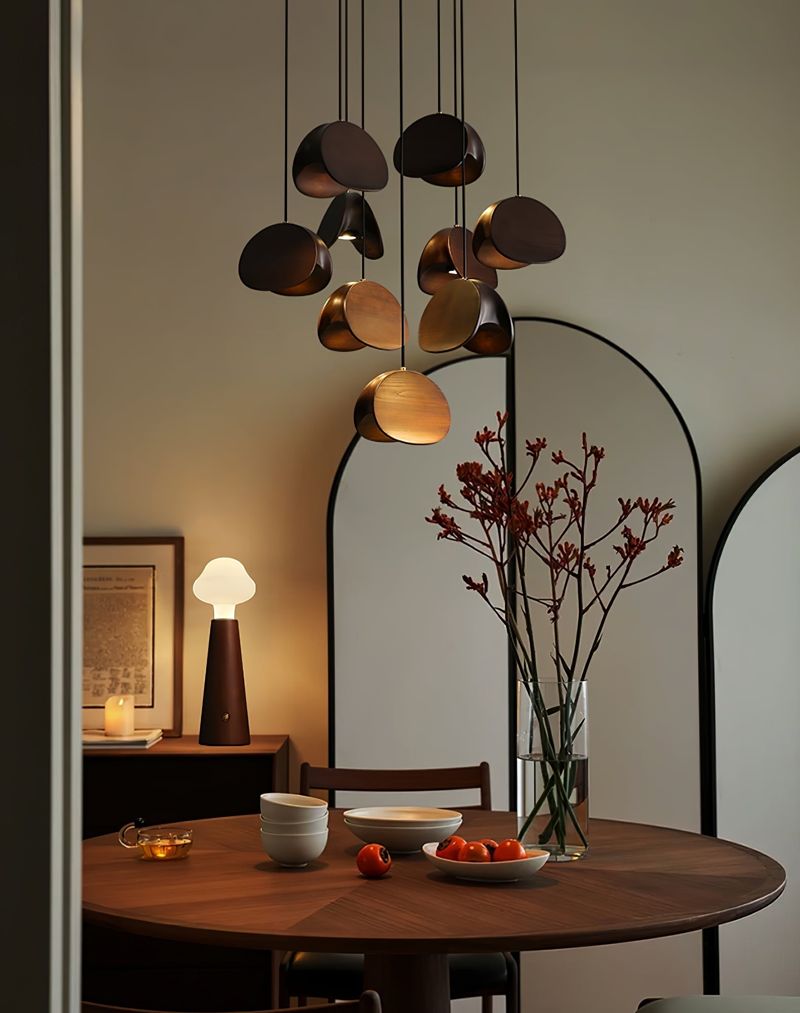 Tavro Minimalist Wood Pendant Light - Blowlighting