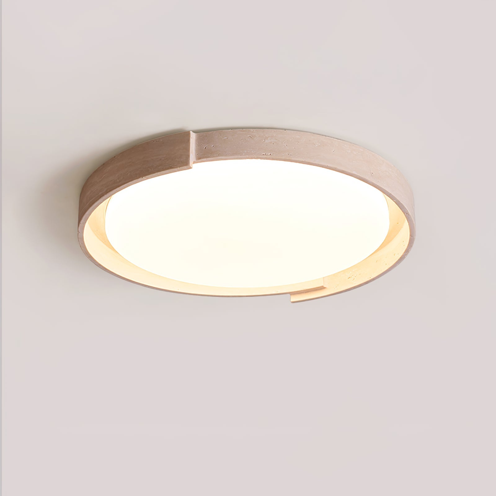 Zevinarae Travertine Ceiling Light