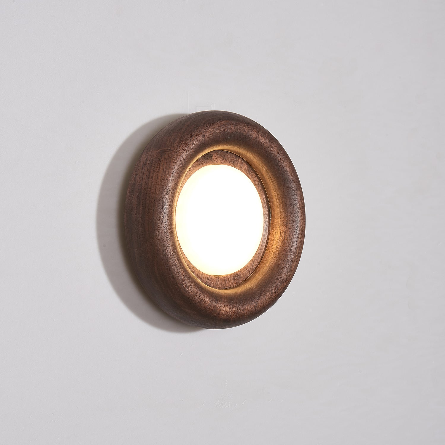 Lustra Wall Lamp Wooden Frame Acrylic Glow - Letslighting