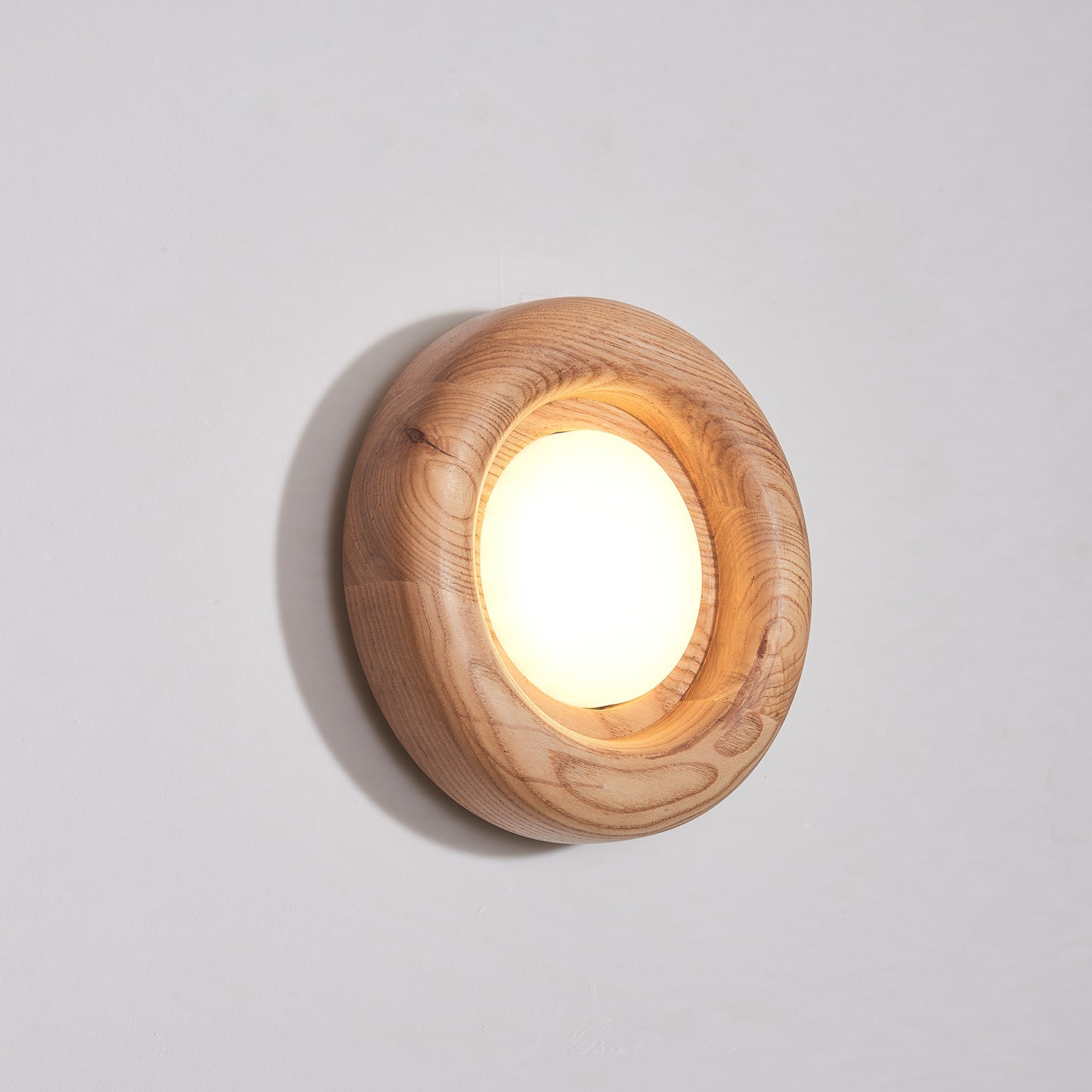 Lustra Wall Lamp Wooden Frame Acrylic Glow - Letslighting