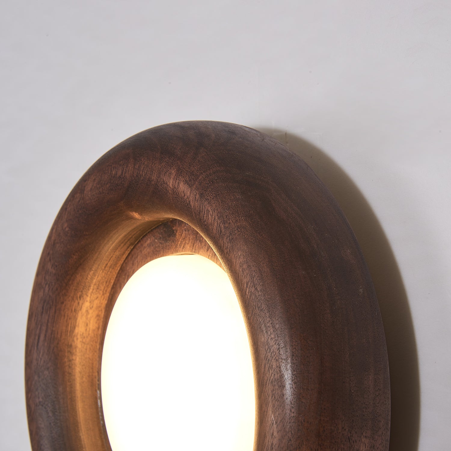 Lustra Wall Lamp Wooden Frame Acrylic Glow - Letslighting