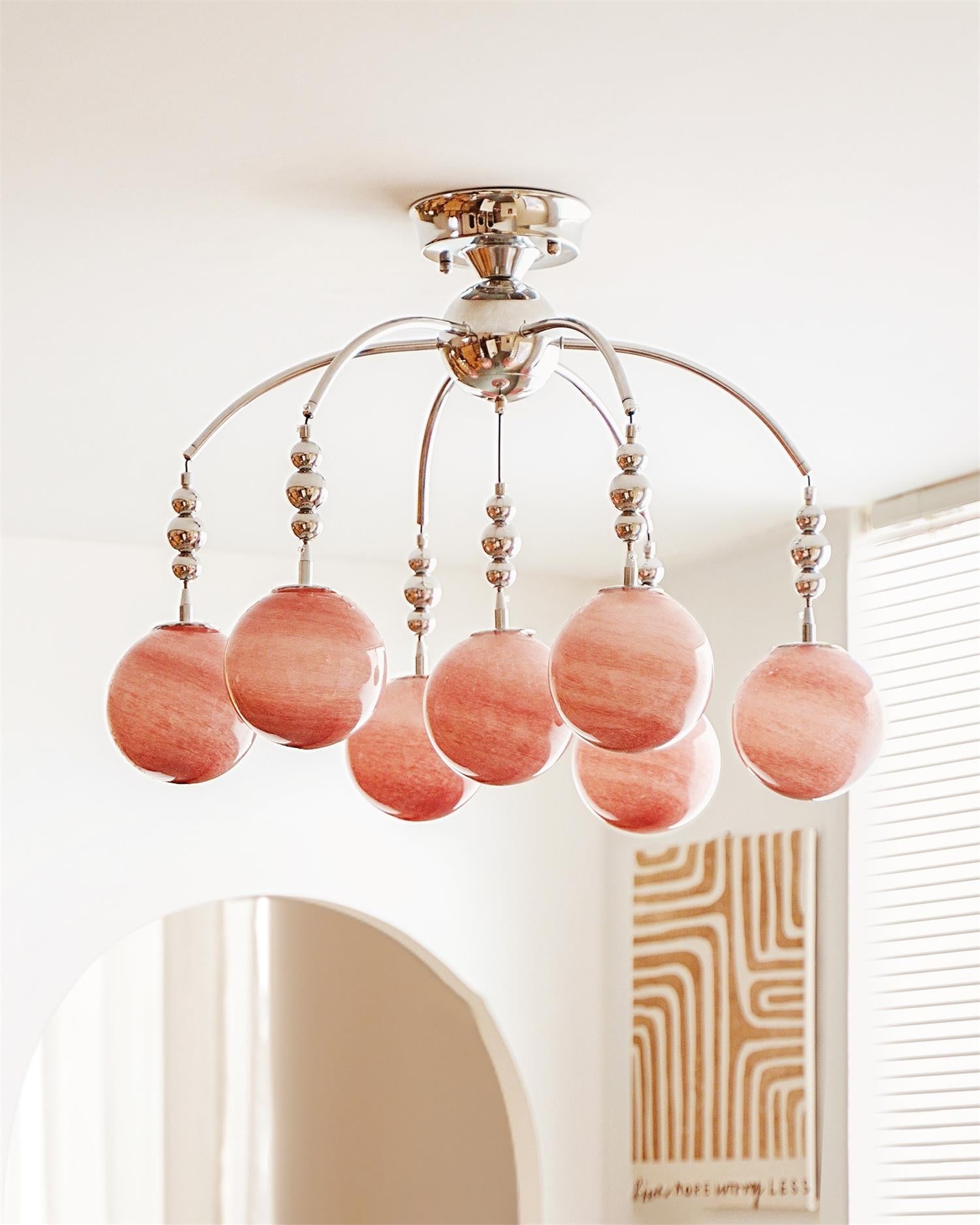 Orbola Ceiling Light Rosy Orb Radiance - Letslighting