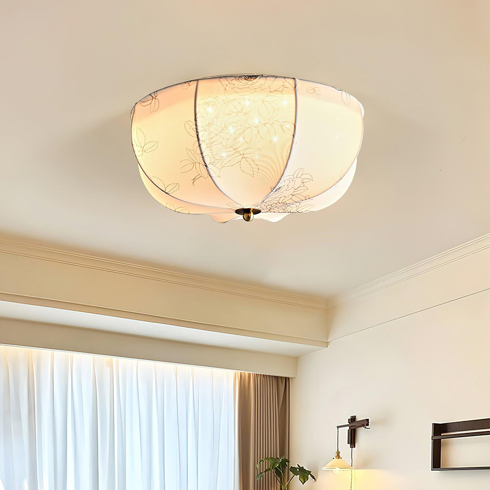 Ilvara Premium Nordic Art Fabric Ceiling Lamp - Letslighting