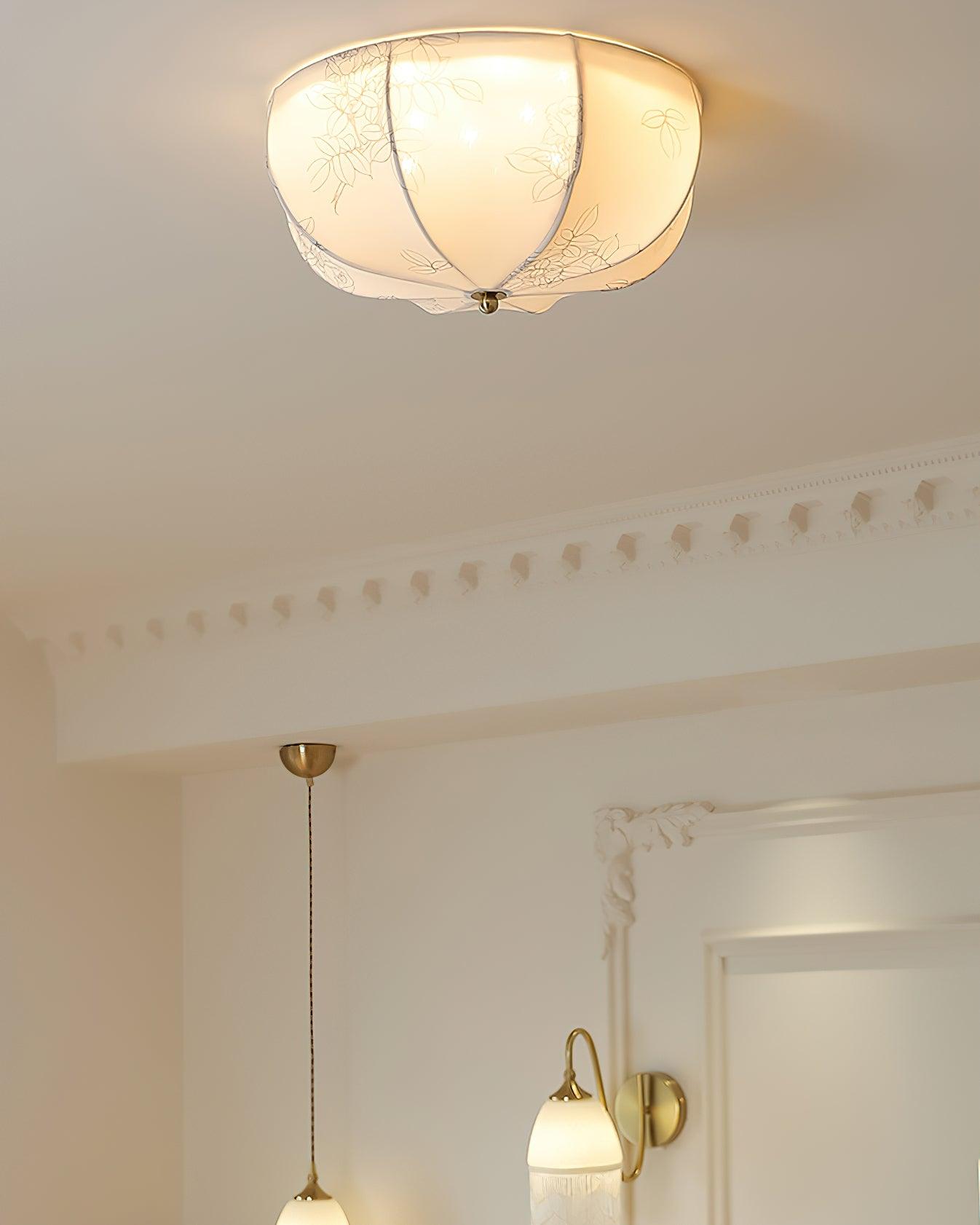 Ilvara Premium Nordic Art Fabric Ceiling Lamp - Letslighting