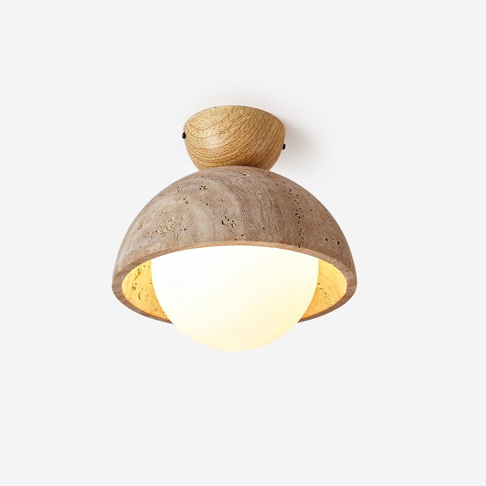Ritta Yellow Travertine Cute Ceiling Light - Letslighting