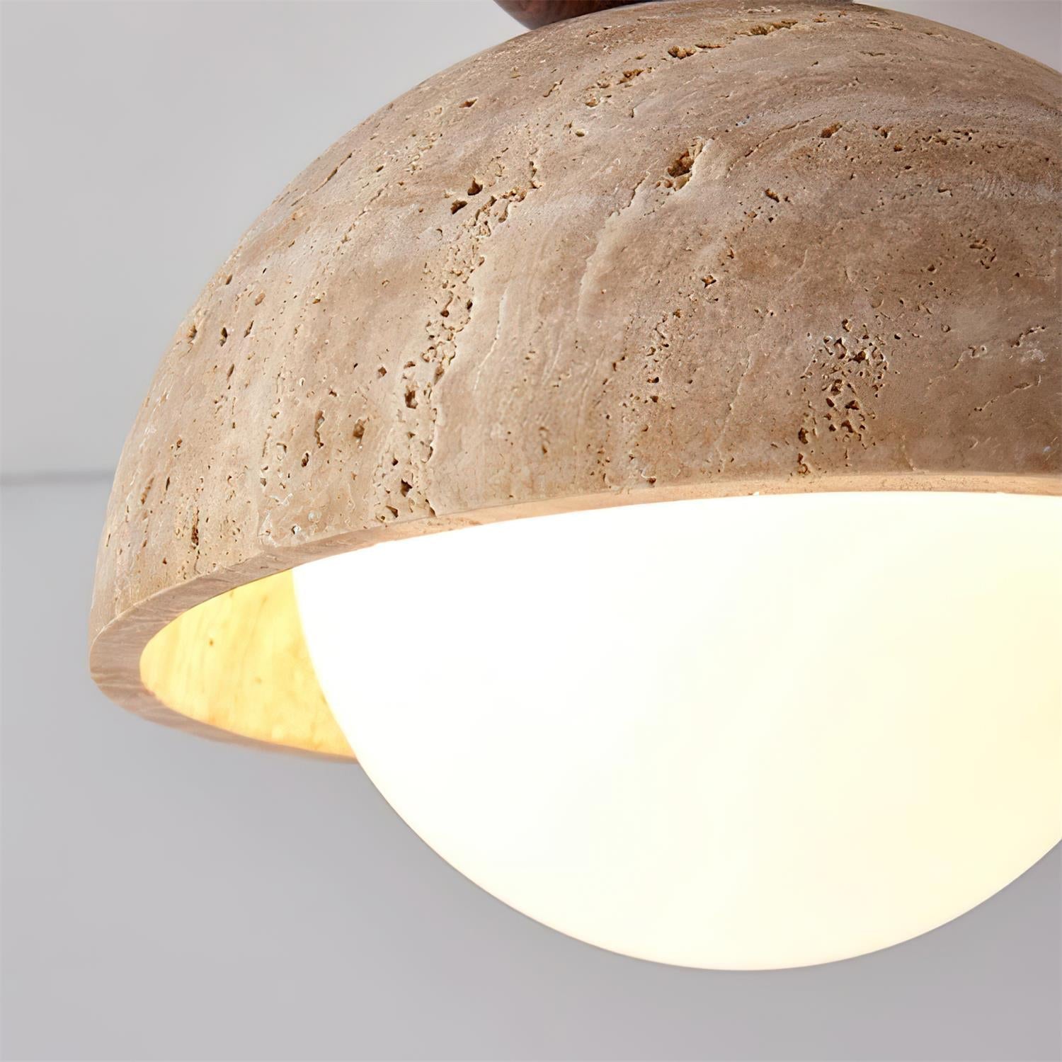 Ritta Yellow Travertine Cute Ceiling Light - Letslighting