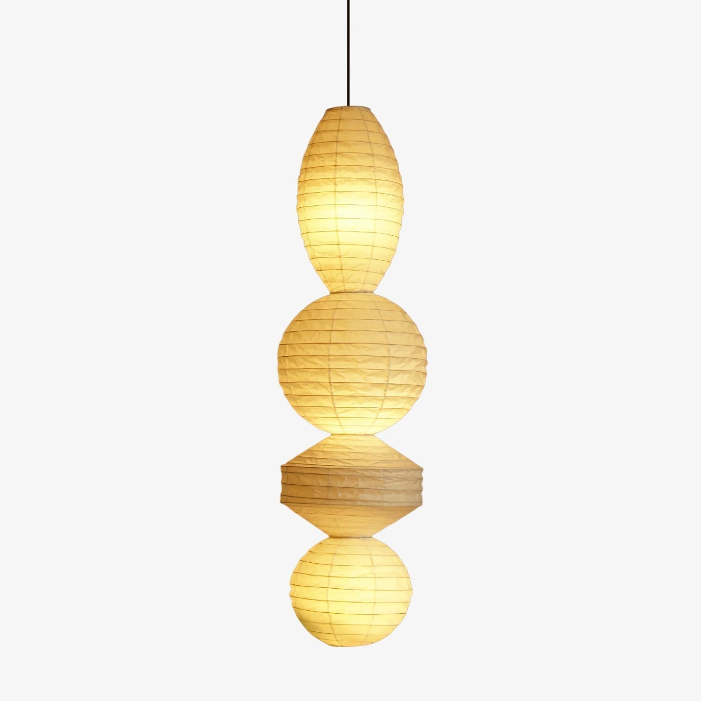 Elthayra Natural Series Bamboo Lantern Pendant Lamp - Letslighting