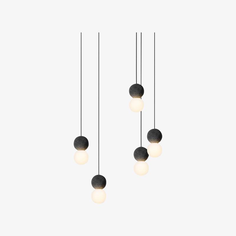 Gemma Modern Cement Pendant Light - Letslighting
