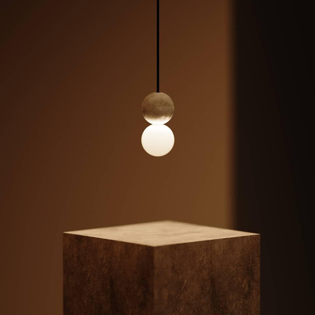 Gemma Modern Cement Pendant Light - Letslighting