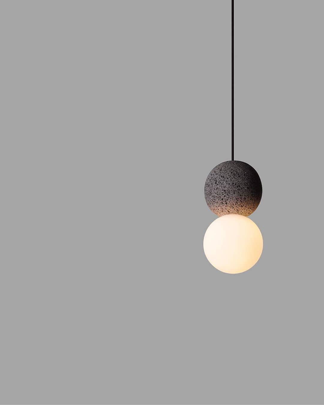 Gemma Modern Cement Pendant Light - Letslighting