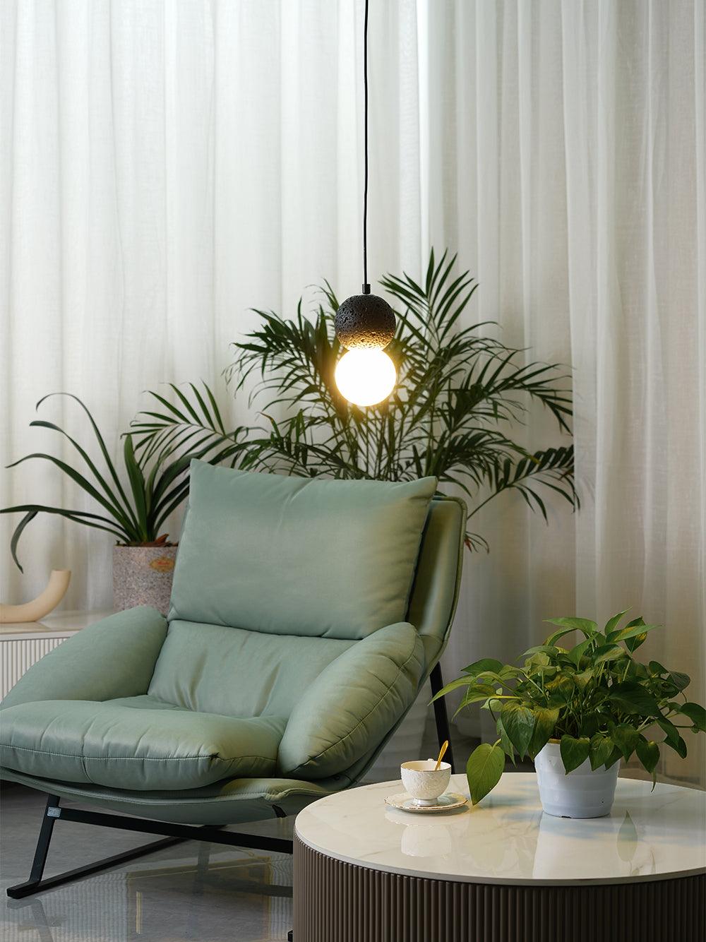 Gemma Modern Cement Pendant Light - Letslighting