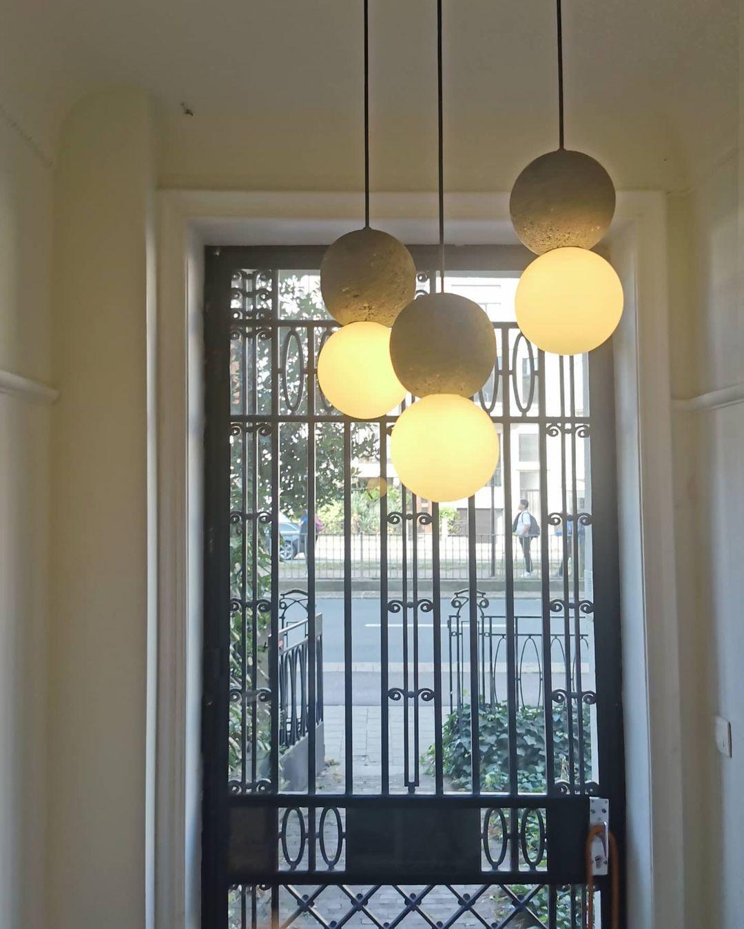 Gemma Modern Cement Pendant Light - Letslighting