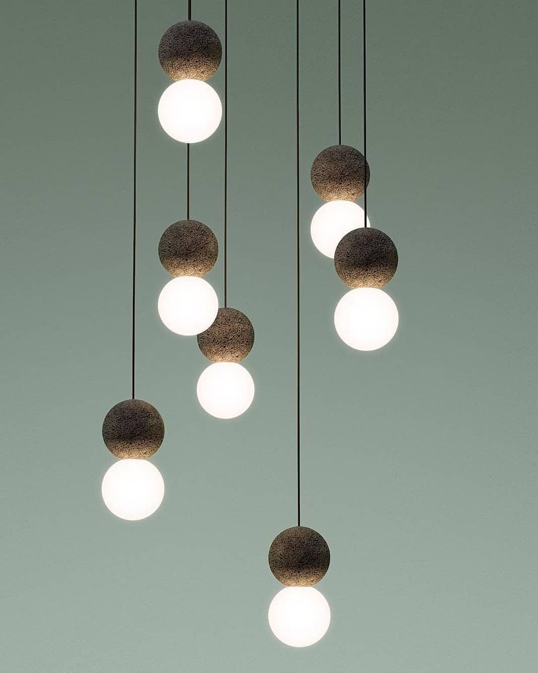 Gemma Modern Cement Pendant Light - Letslighting