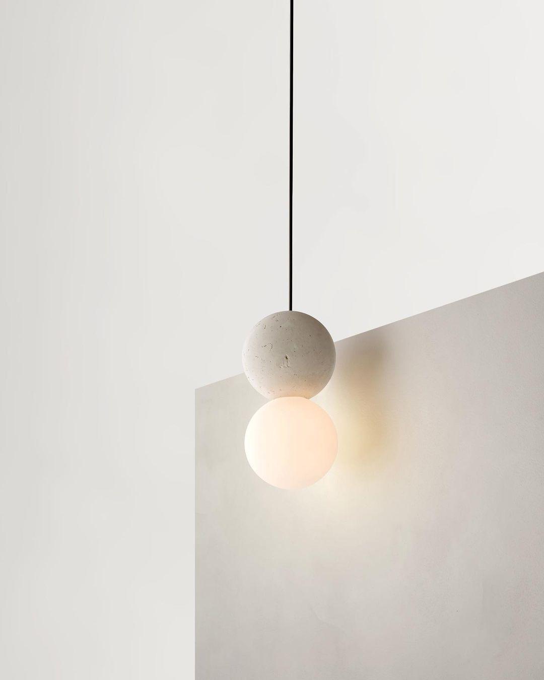 Gemma Modern Cement Pendant Light - Letslighting