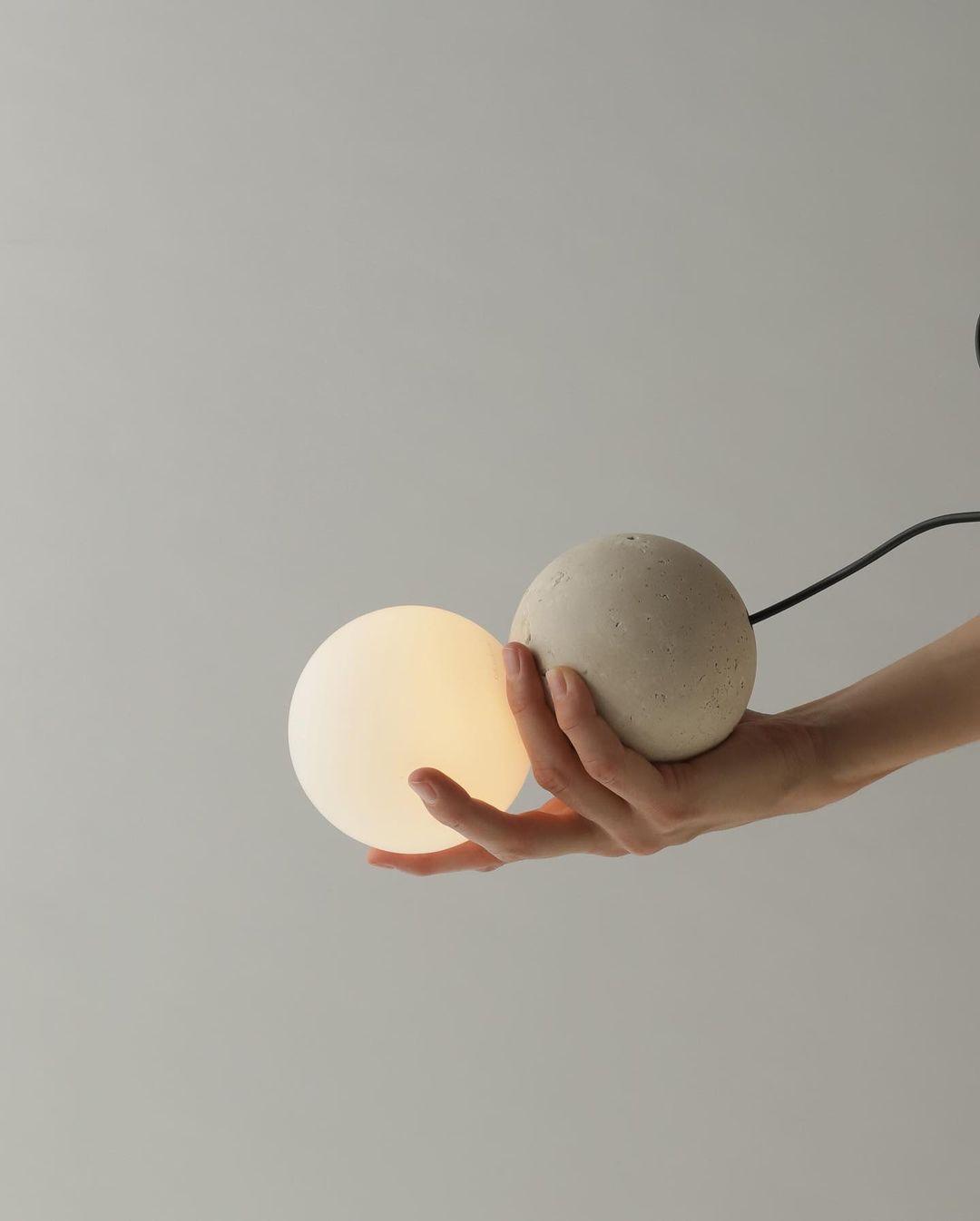 Gemma Modern Cement Pendant Light - Letslighting