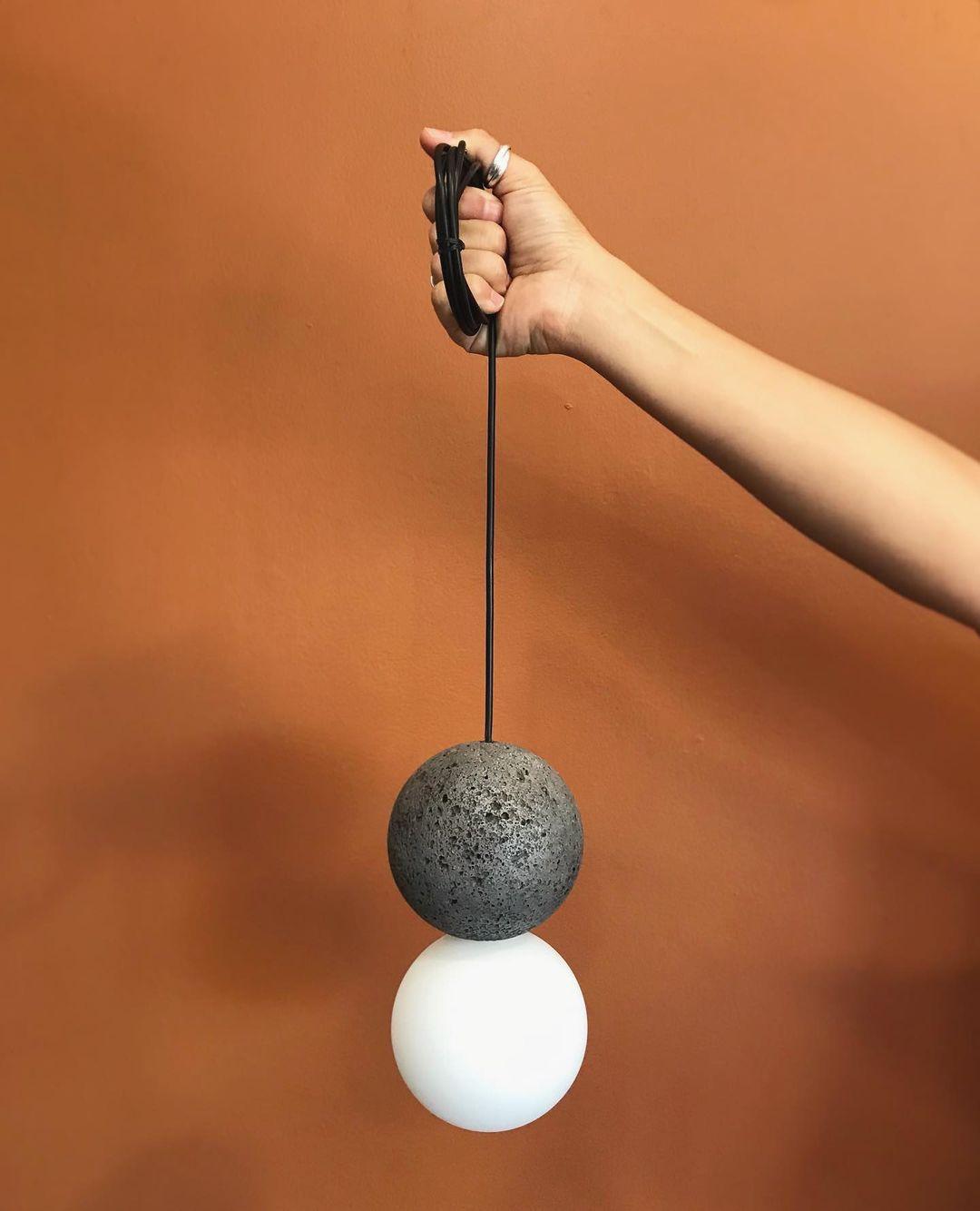 Gemma Modern Cement Pendant Light - Letslighting