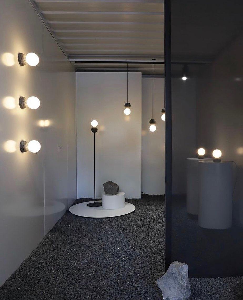 Gemma Modern Cement Pendant Light - Letslighting
