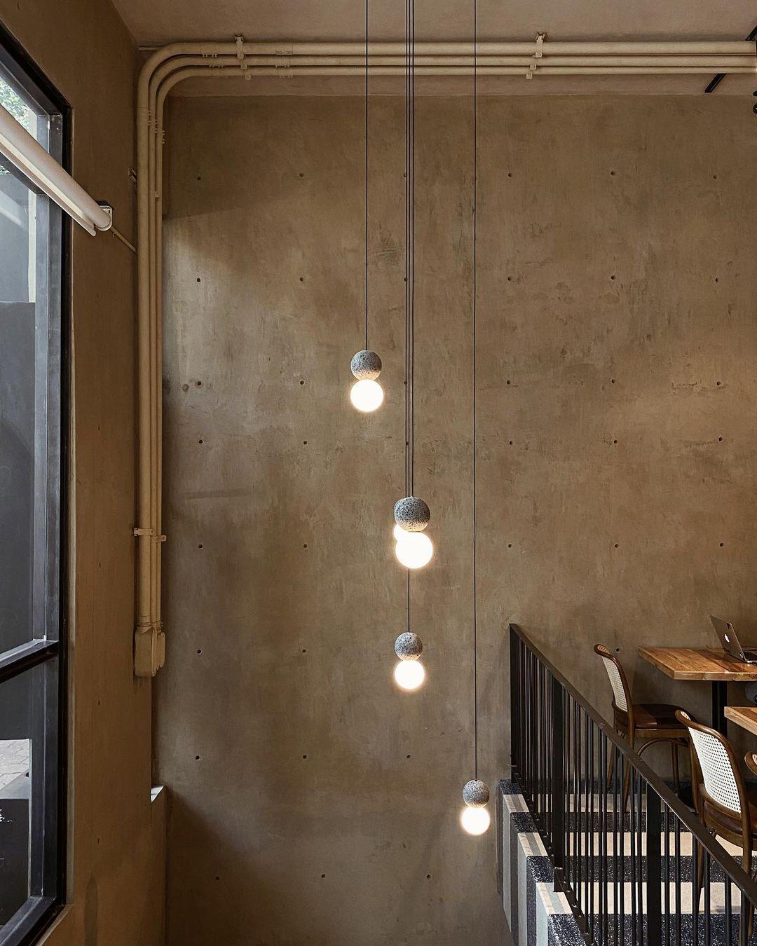 Gemma Modern Cement Pendant Light - Letslighting