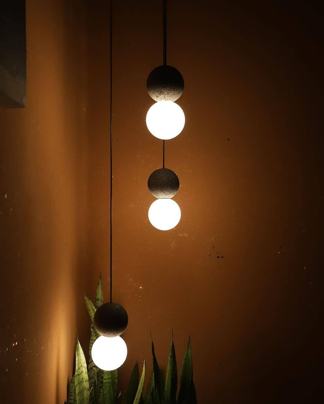 Gemma Modern Cement Pendant Light - Letslighting