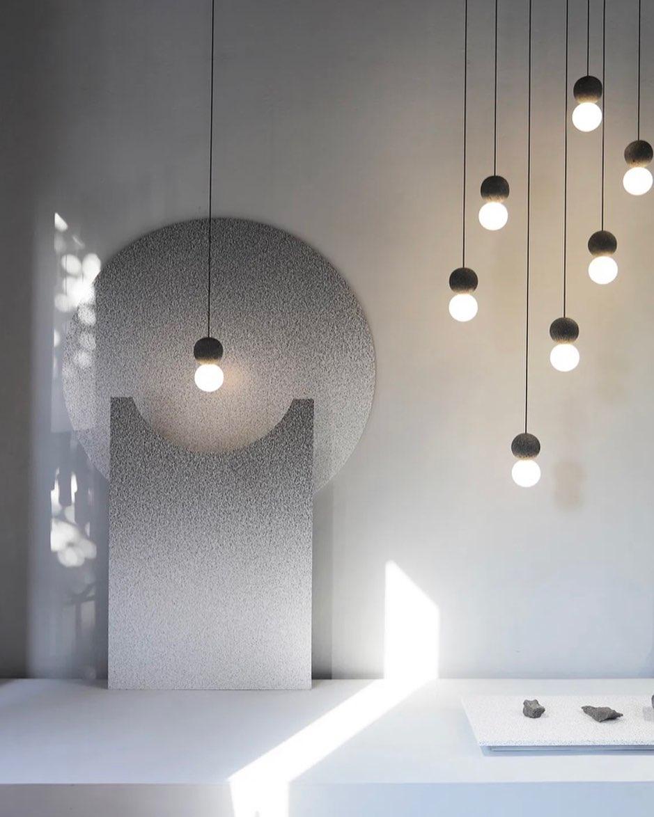 Gemma Modern Cement Pendant Light - Letslighting