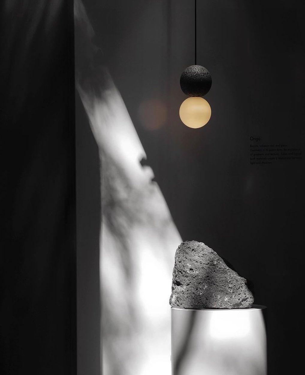 Gemma Modern Cement Pendant Light - Letslighting