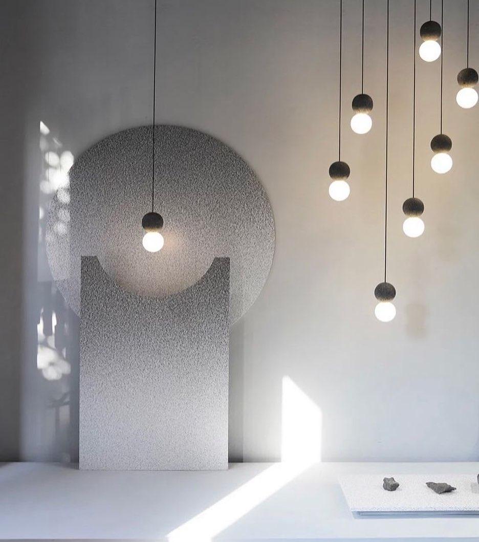 Gemma Modern Cement Pendant Light - Letslighting