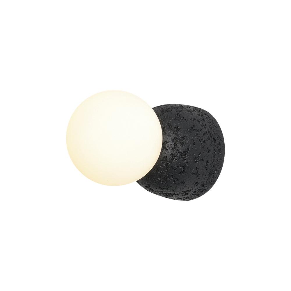 Lustra Wall Lamp Concrete Opal Glass - Letslighting