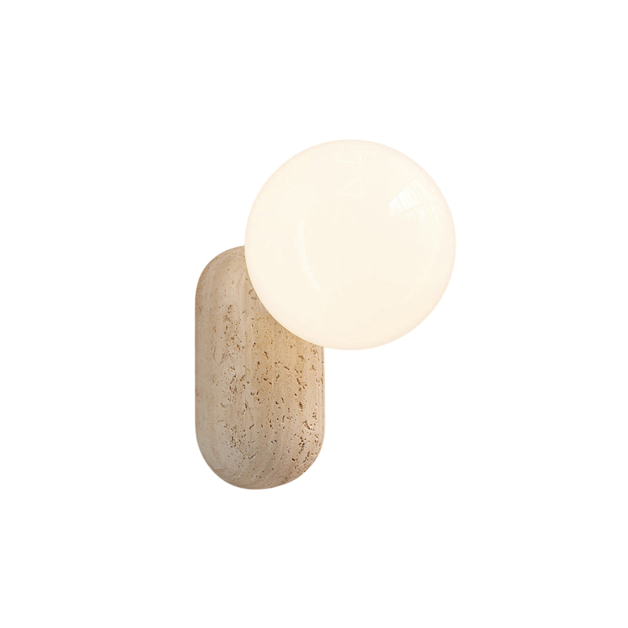 Colaeira Modern Minimalist Art Travertine Wall Lamp - Letslighting