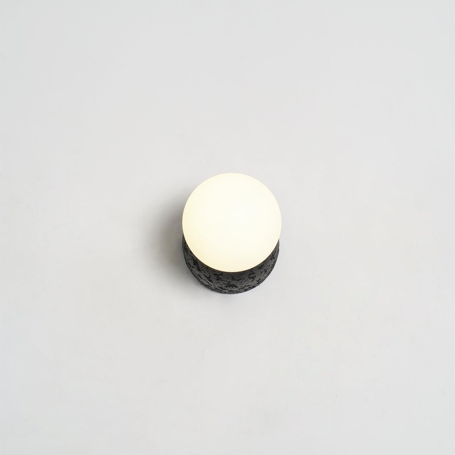 Lustra Wall Lamp Concrete Opal Glass - Letslighting