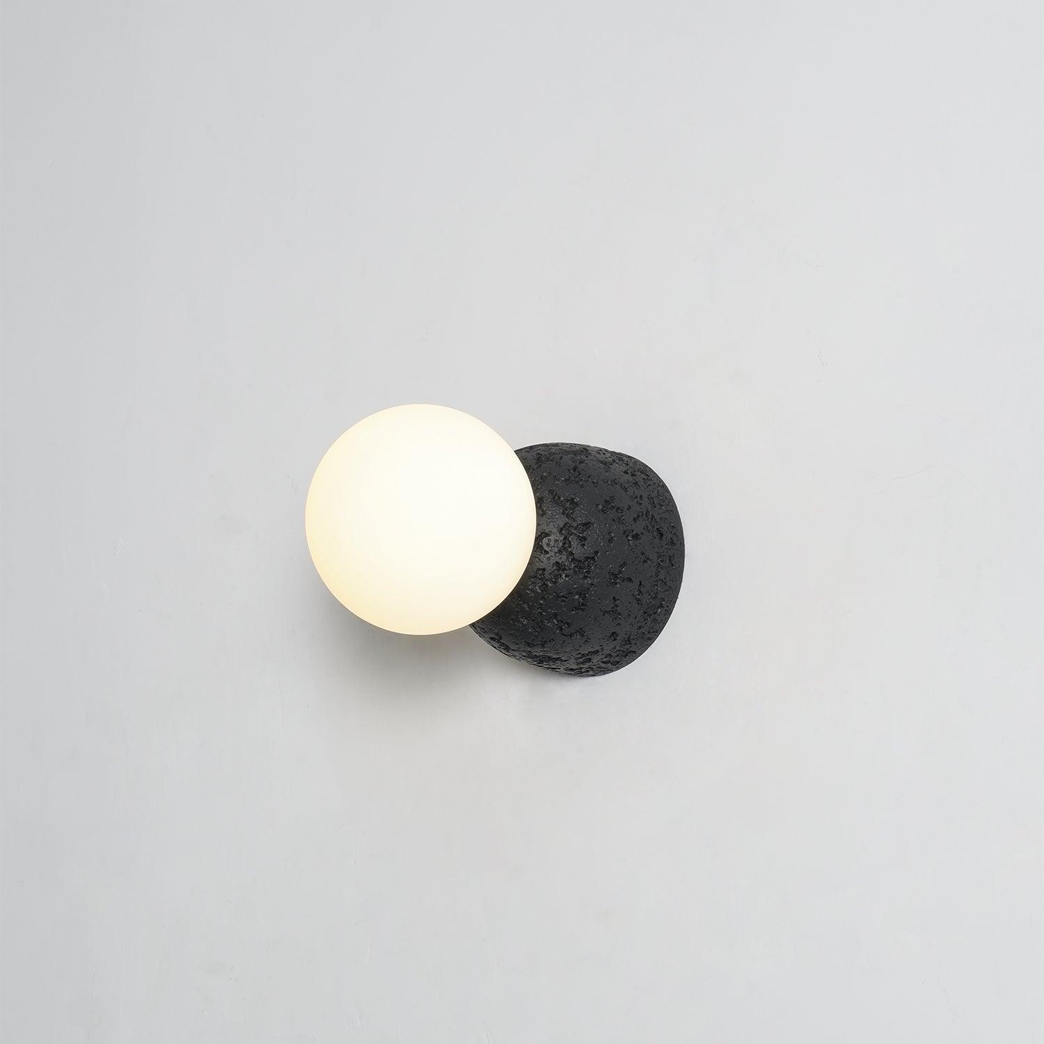 Lustra Wall Lamp Concrete Opal Glass - Letslighting