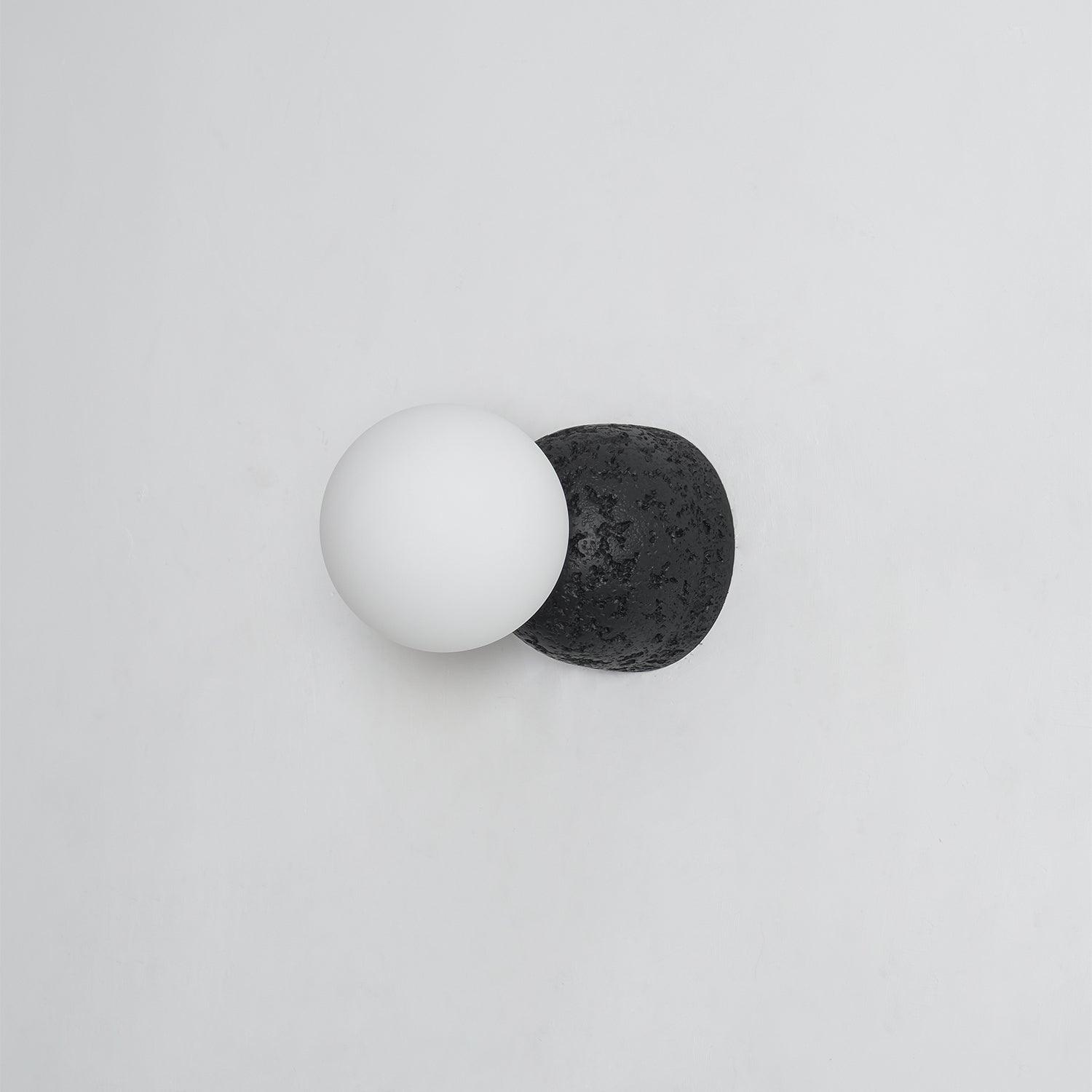 Lustra Wall Lamp Concrete Opal Glass - Letslighting