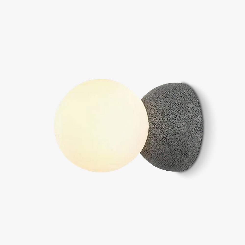 Lustra Wall Lamp Concrete Opal Glass - Letslighting