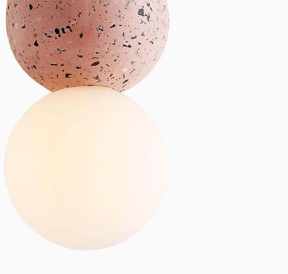 Gemma Modern Cement Pendant Light - Letslighting