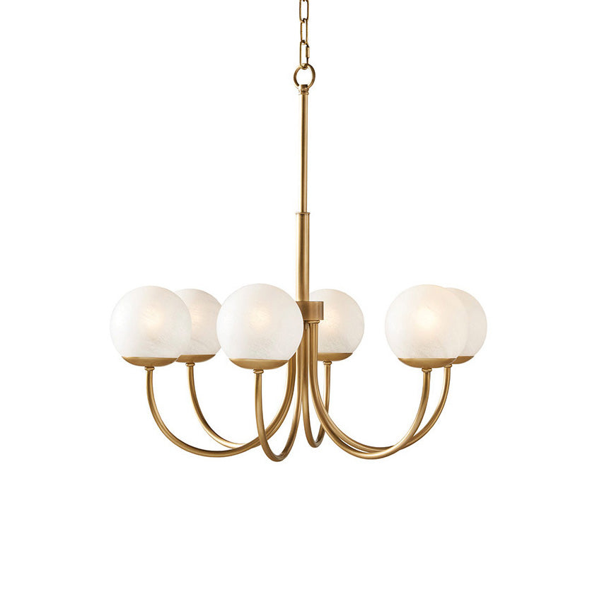 Sysoraris Premium Nordic Art Brass Glass Chandelier - Letslighting