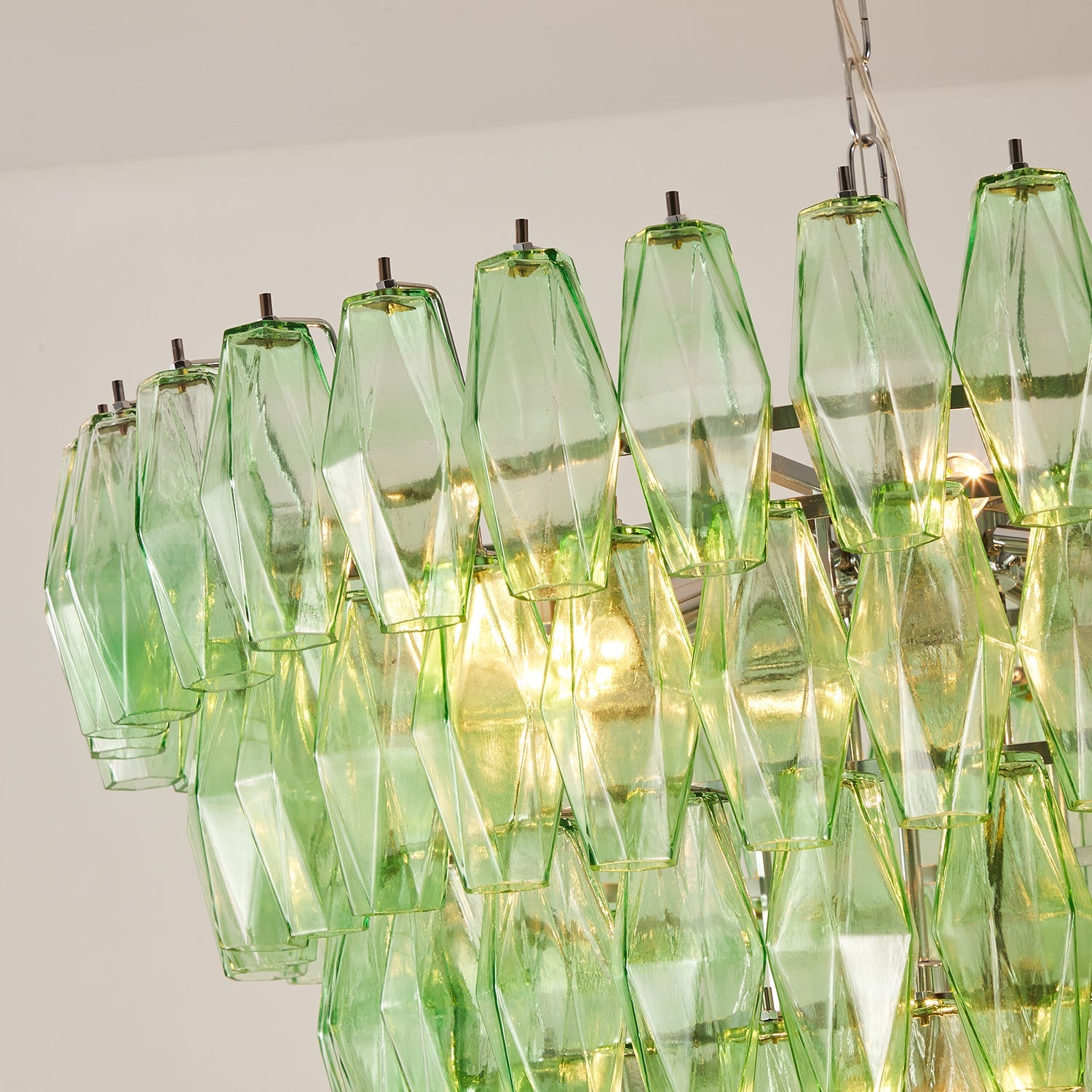 Orinelle Chandelier Prism-Tier Glass Cascade - Letslighting