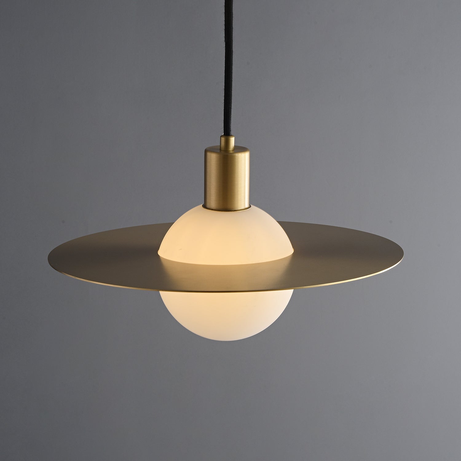 Orionis Premium Nordic Art Brass Glass Pendant Lamp - Letslighting