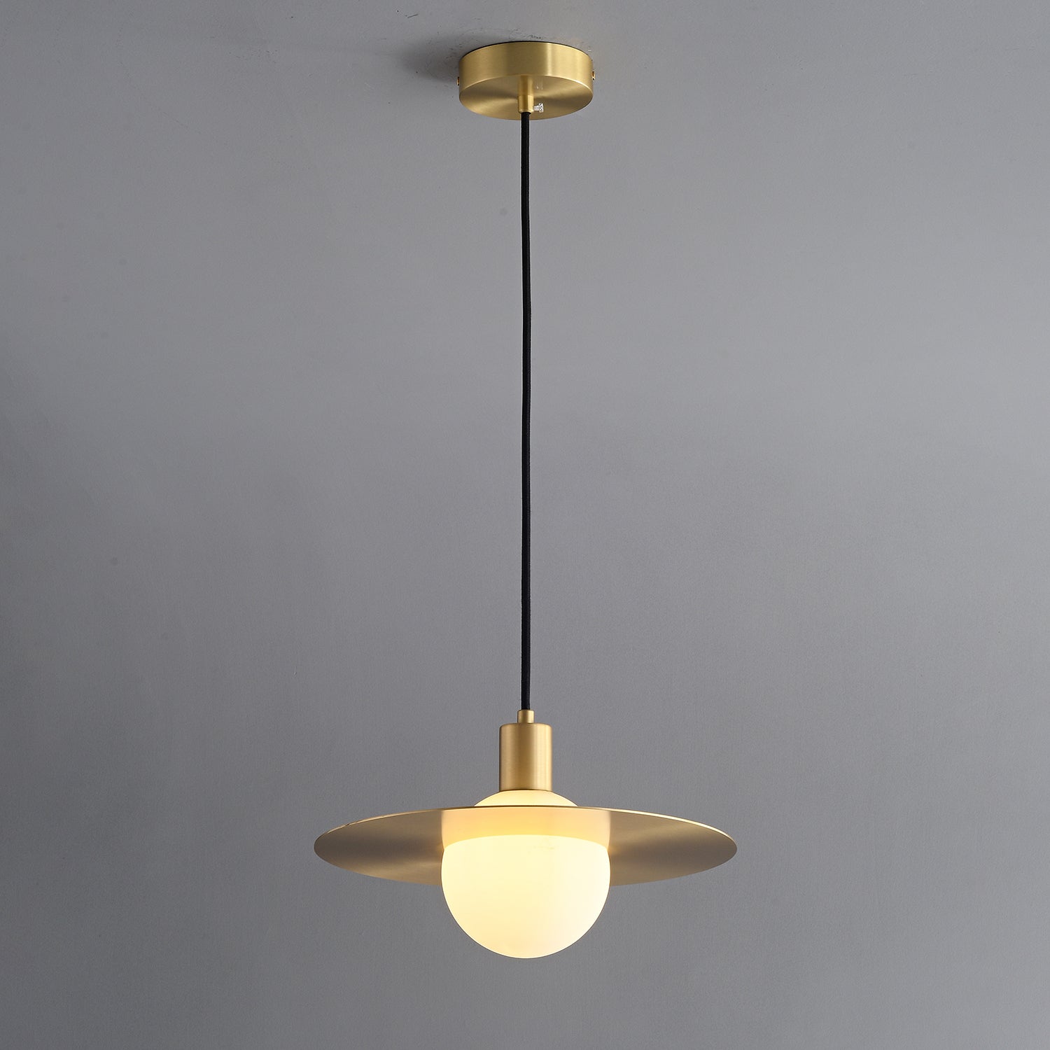 Orionis Premium Nordic Art Brass Glass Pendant Lamp - Letslighting