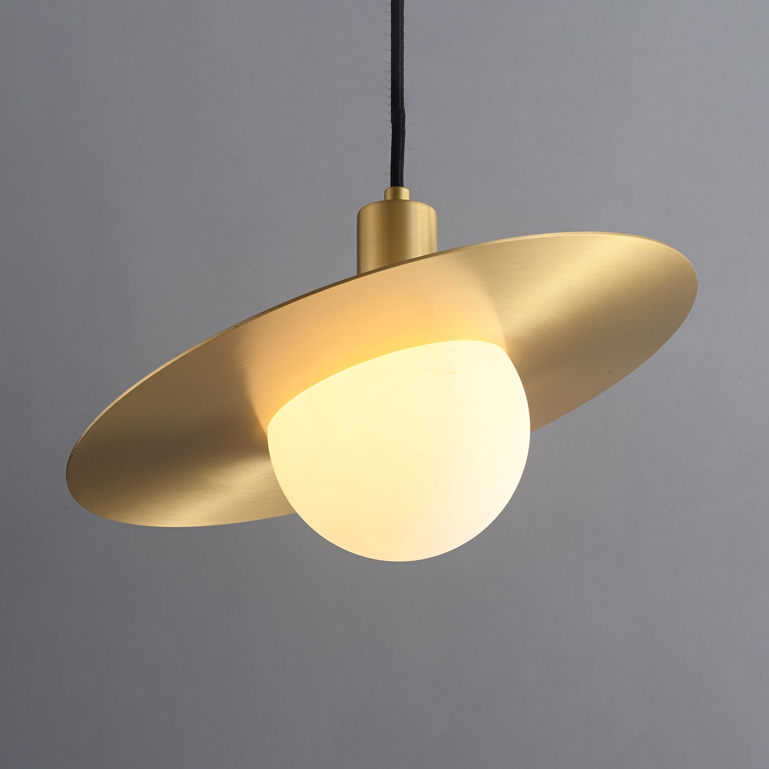 Orionis Premium Nordic Art Brass Glass Pendant Lamp - Letslighting