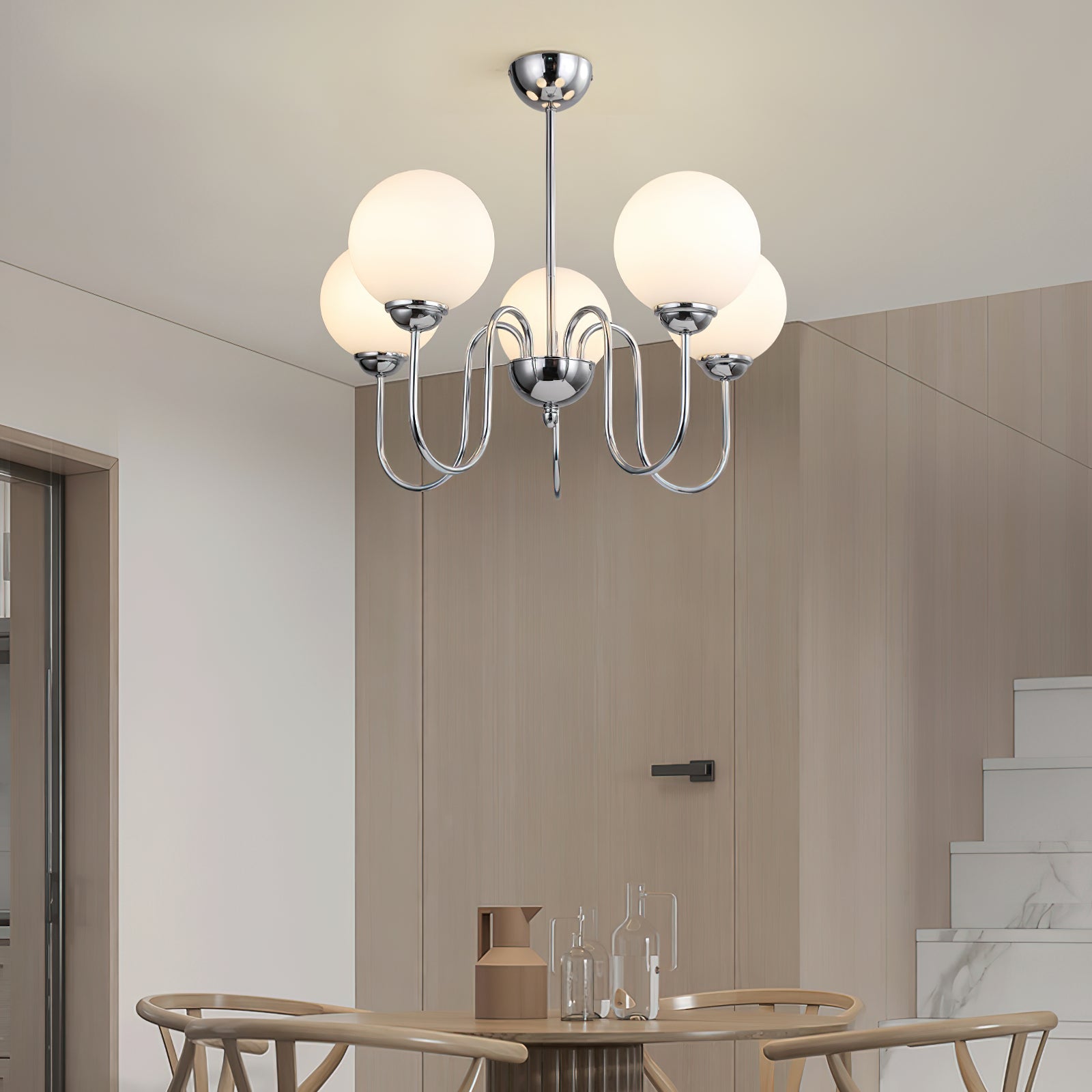 Ildorel Premium Nordic Art Brass Glass Chandelier - Letslighting