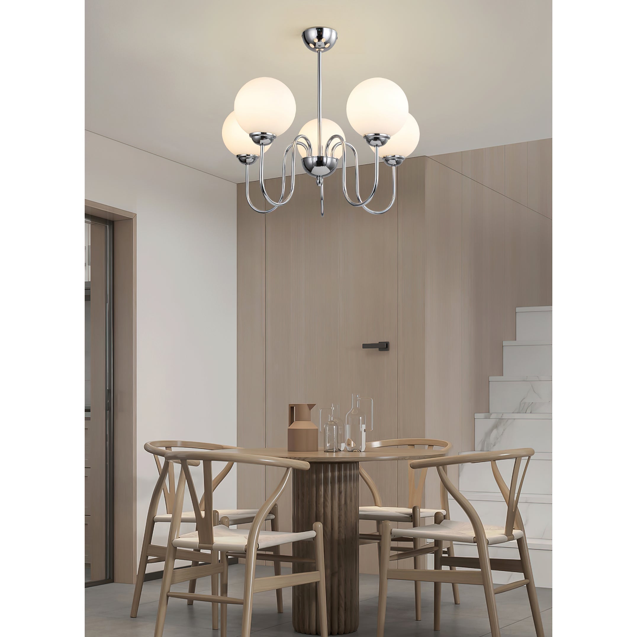 Ildorel Premium Nordic Art Brass Glass Chandelier - Letslighting