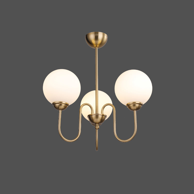 Ildorel Premium Nordic Art Brass Glass Chandelier - Letslighting