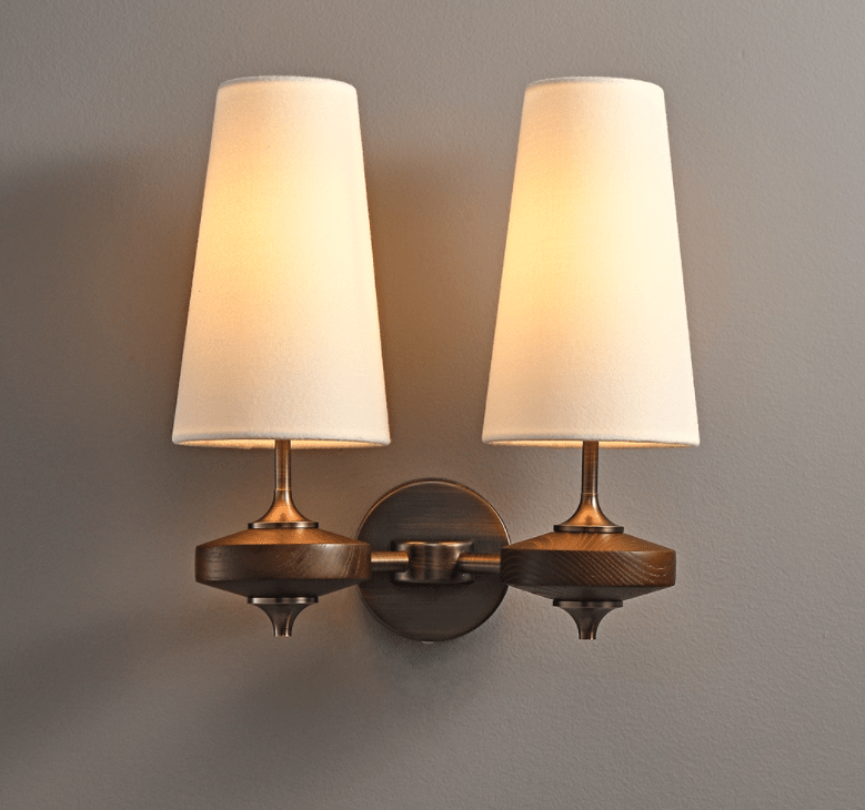Orlan Twin Shade Wall Sconce - Letslighting