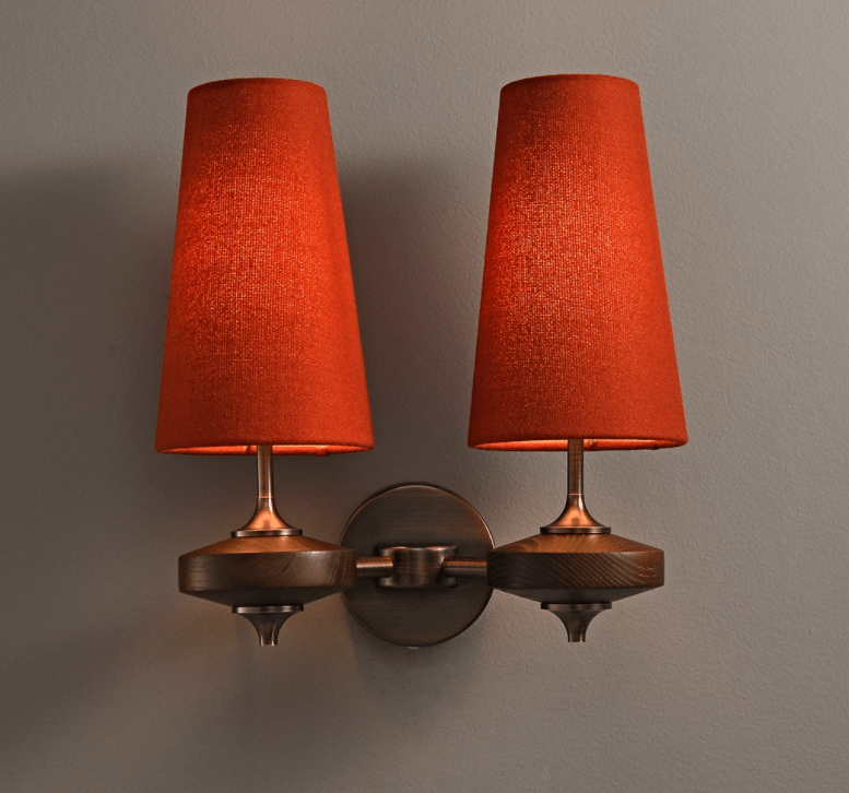 Orlan Twin Shade Wall Sconce - Letslighting