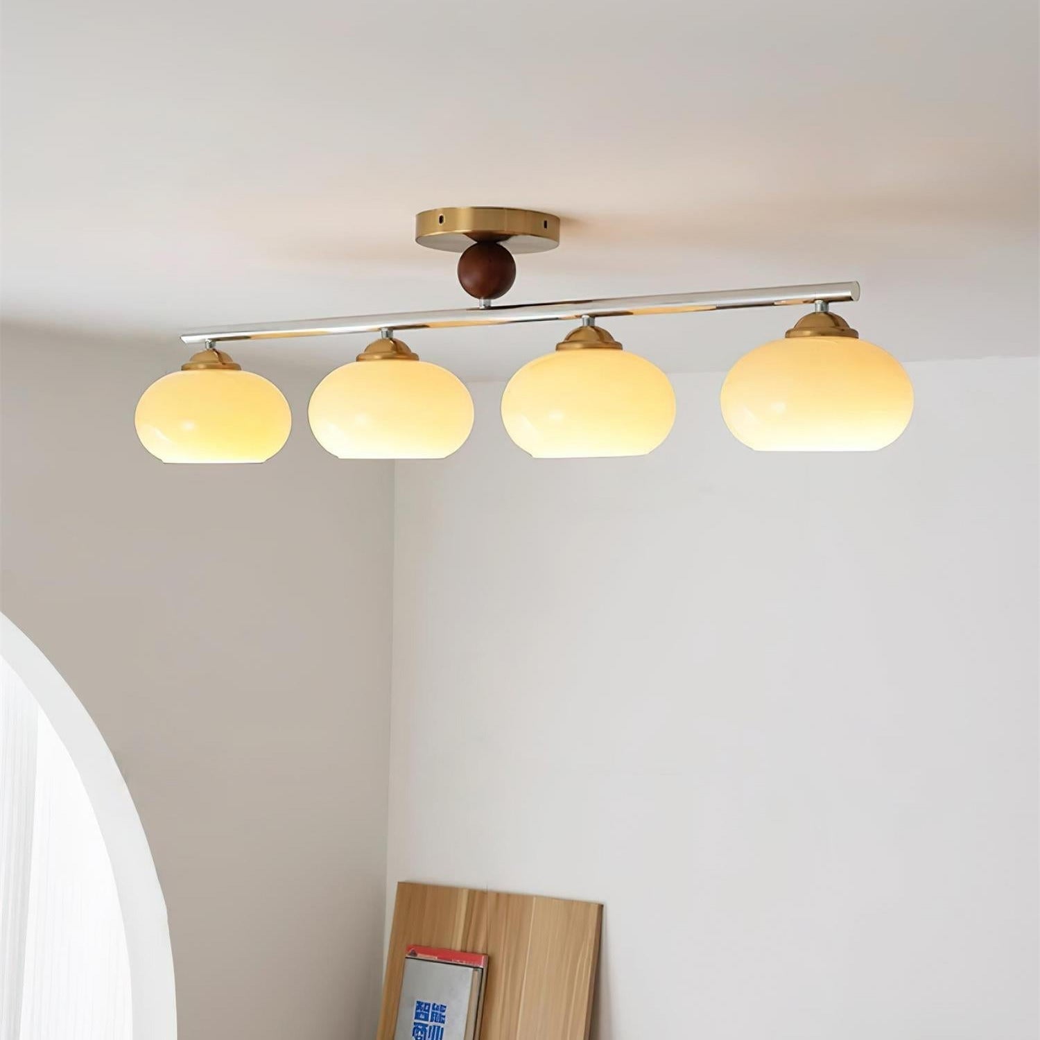 Valentina Modern Glass Ceiling Light - Letslighting