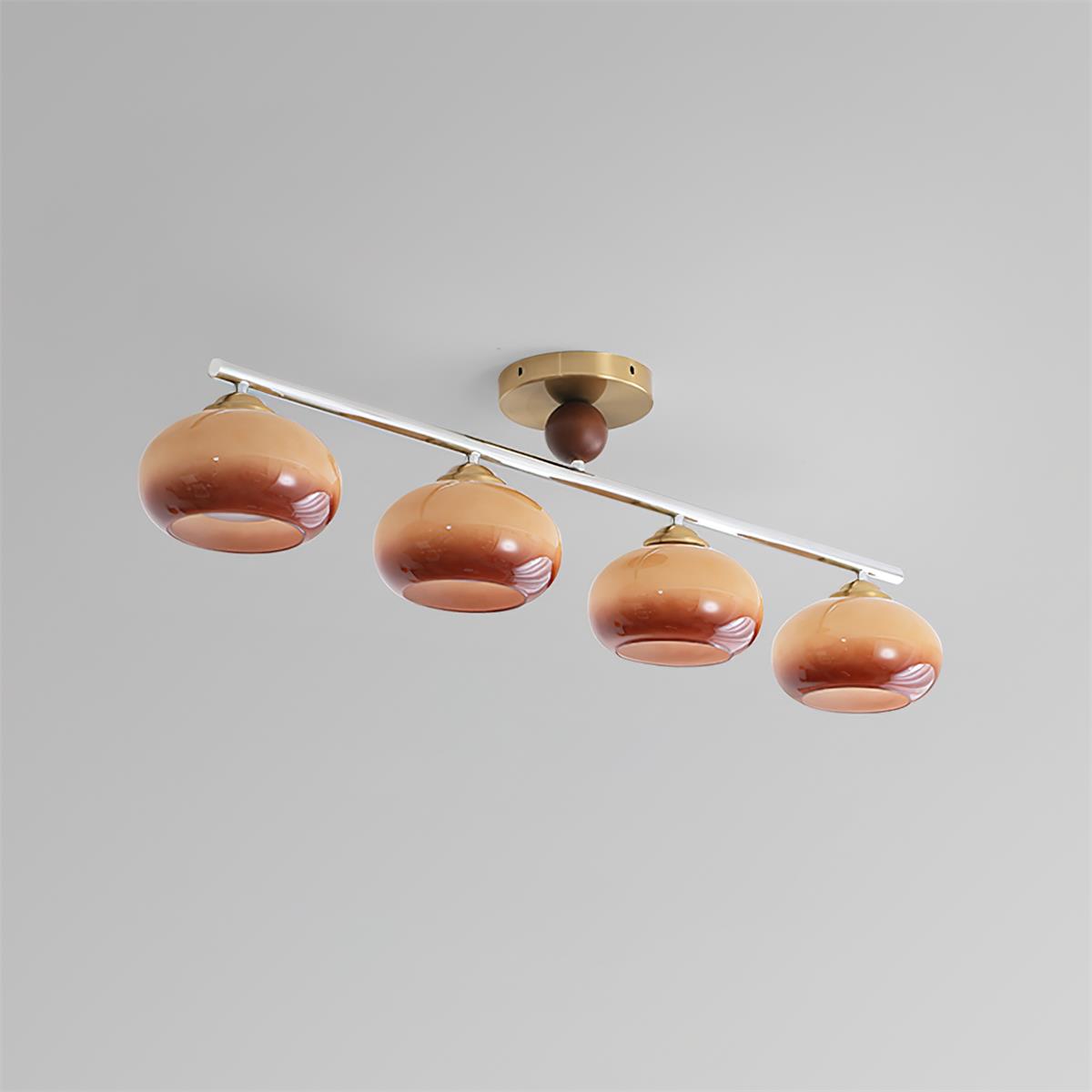Valentina Modern Glass Ceiling Light - Letslighting