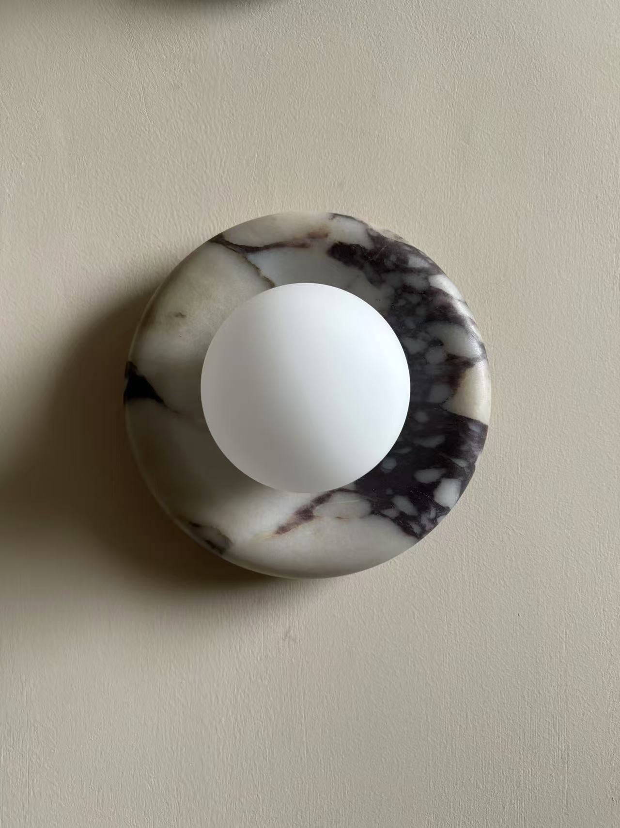 Zoraean Premium Elegance White Marble Sconce Wall Lamp - Letslighting