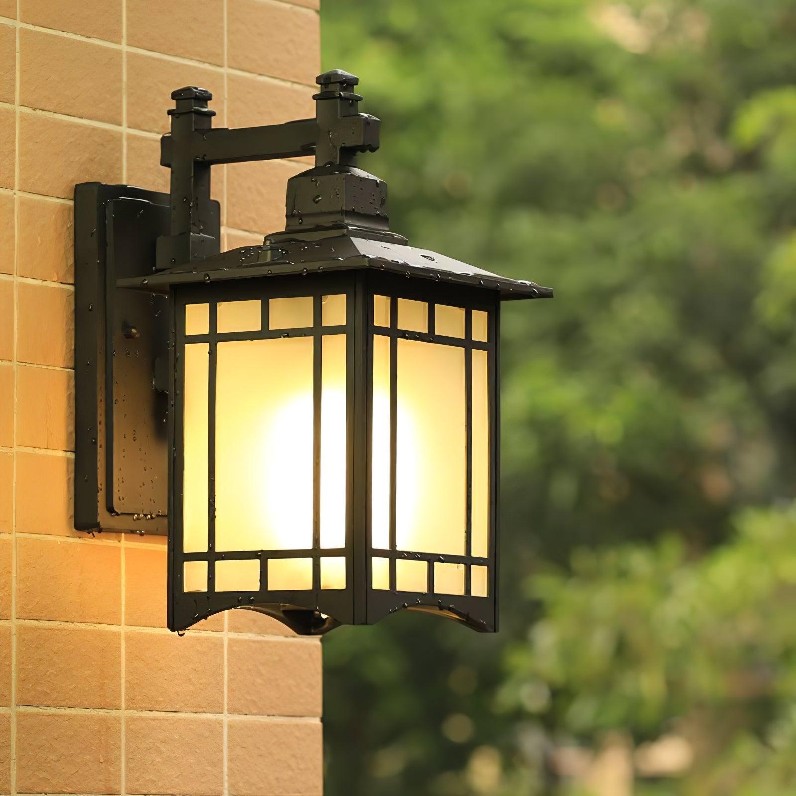 Gerald Elegance House Glass Outdoor Wall Light - Letslighting