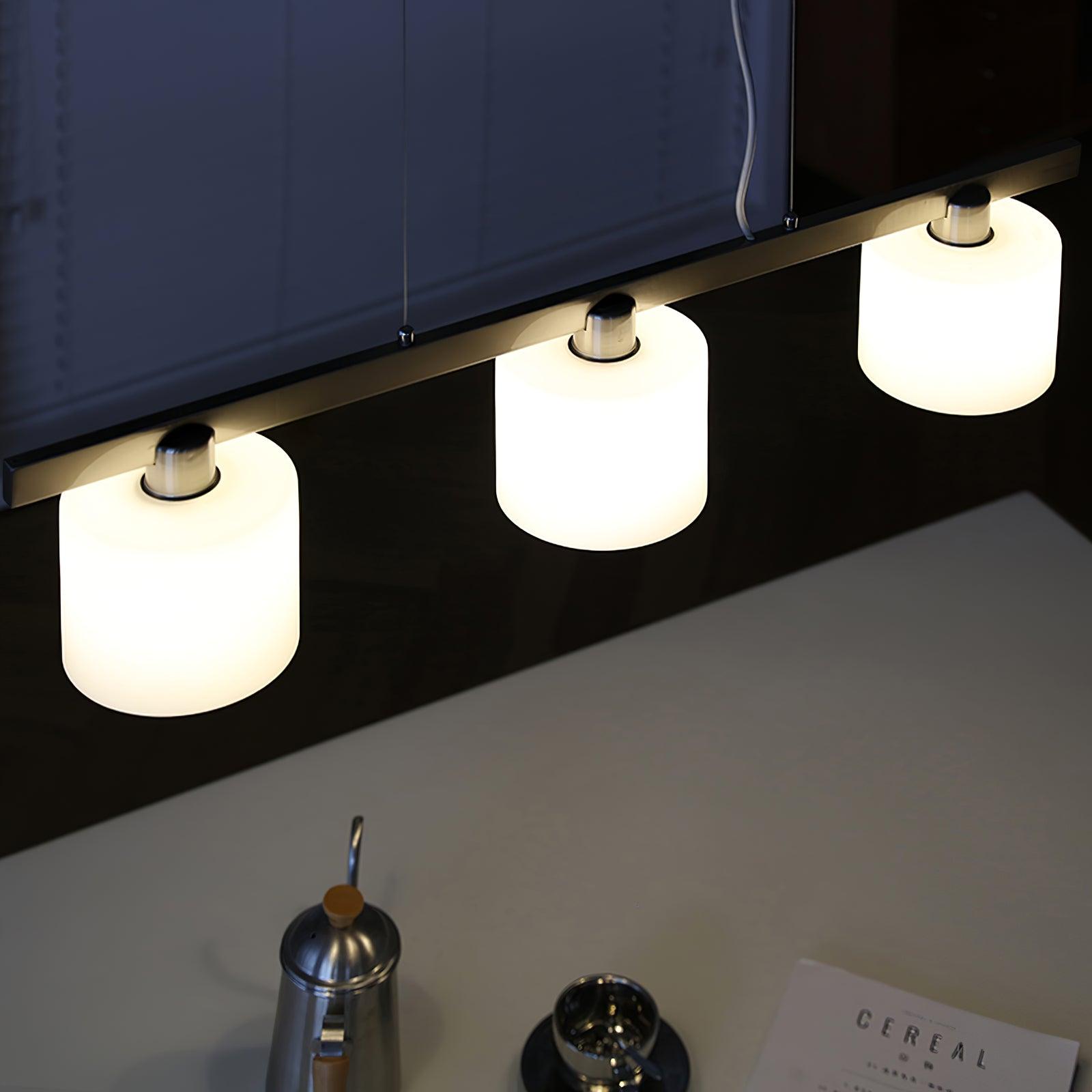Arisha Cluster Pendant Light 3 Heads Glass - Letslighting