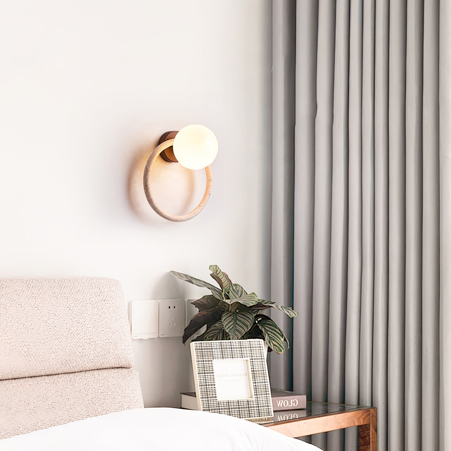 Idoryra Travertine Wall Light